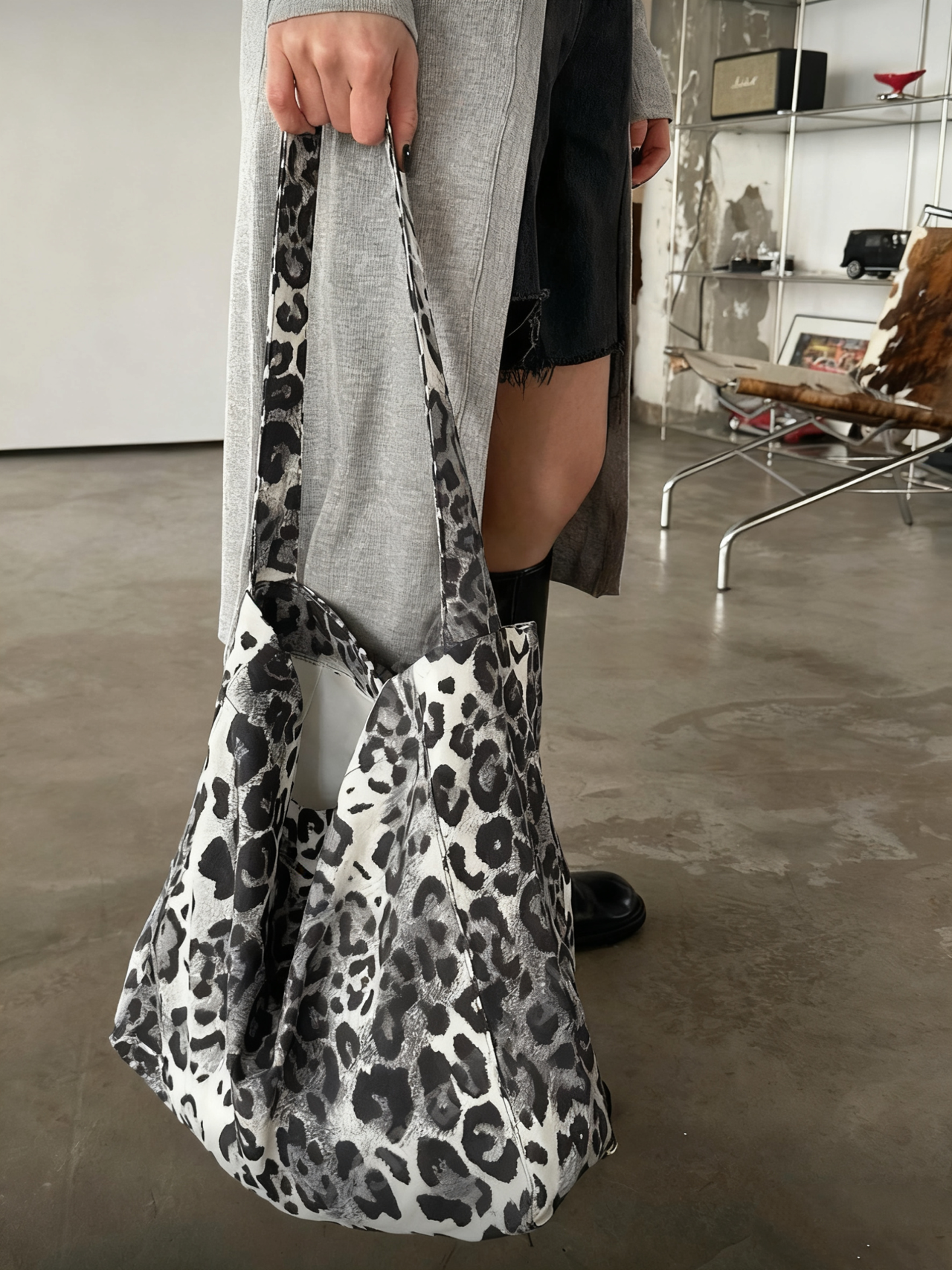 Leopard Print Eco-friendly Hobo Bag