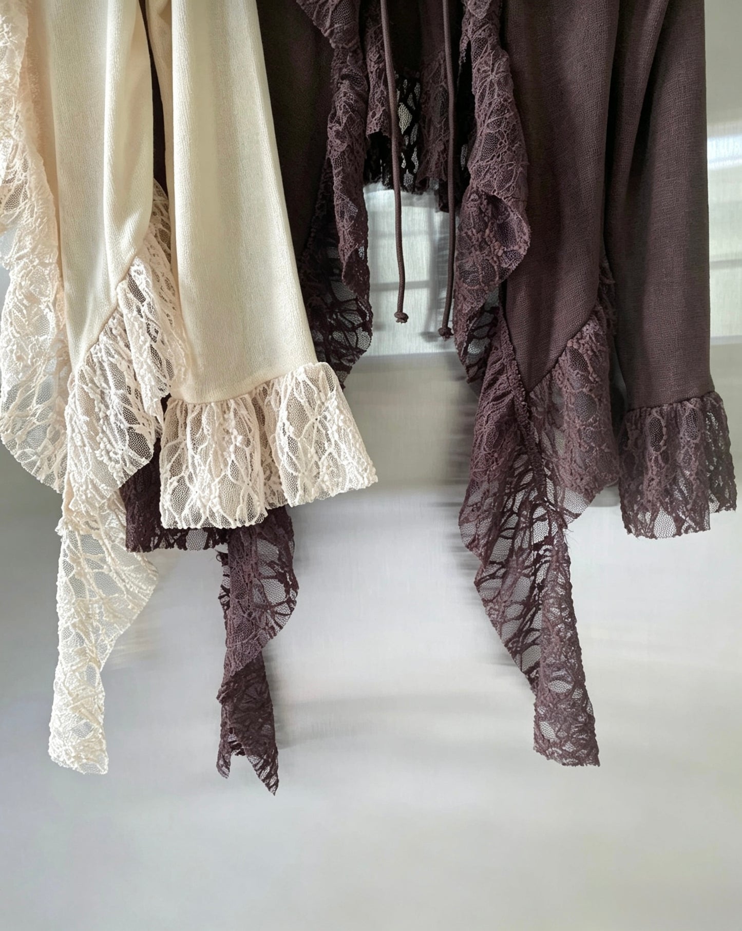 Ruffle Lace Sheer Cardigan