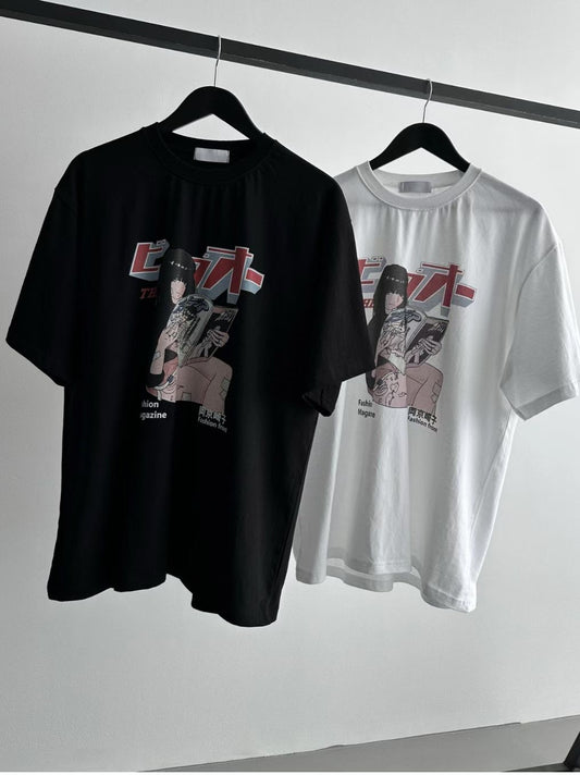 Retro Magazine Girl Tee
