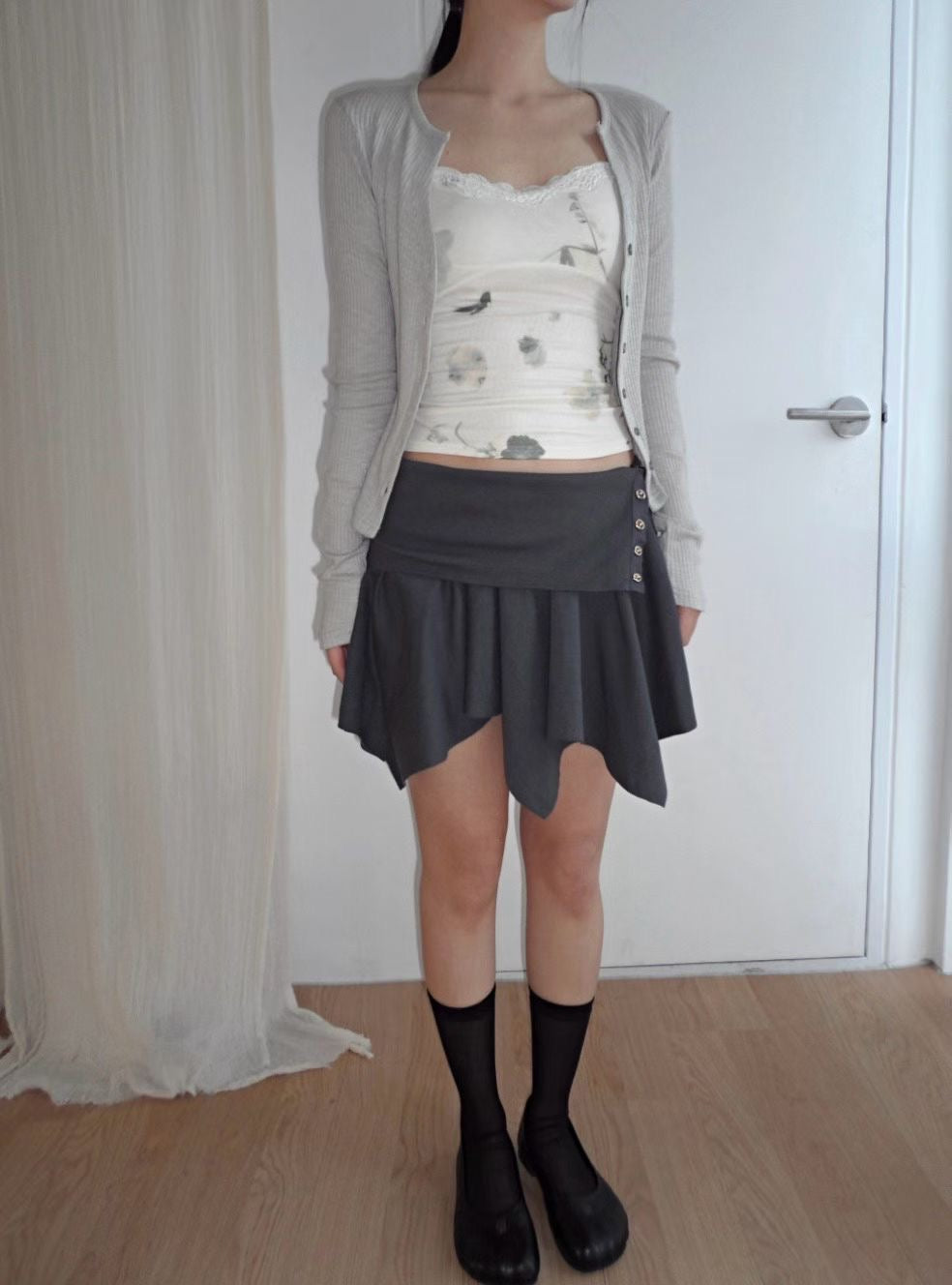 Convertible Asymmetric Skirt