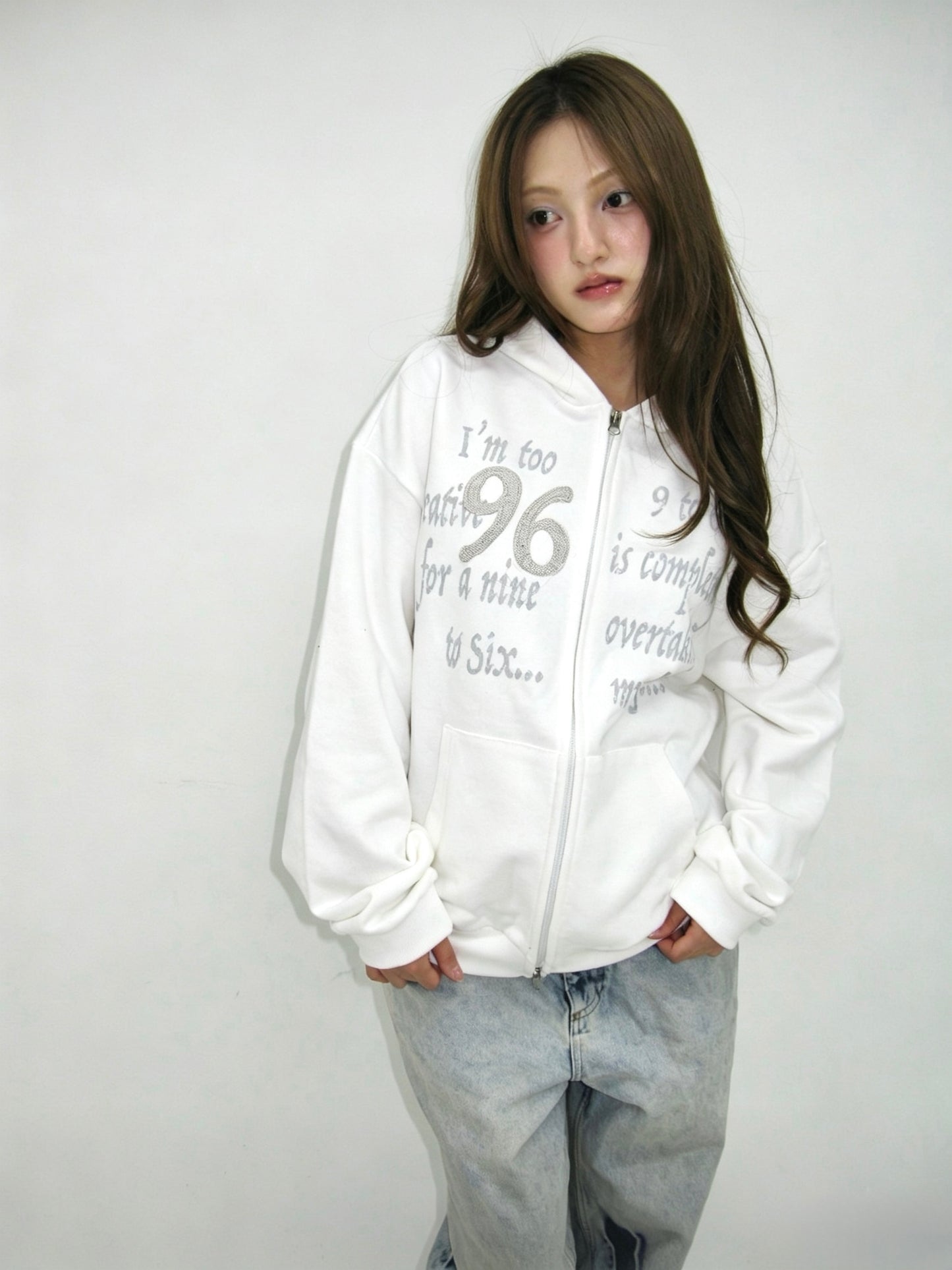 Two-Way Graphic Hoodie