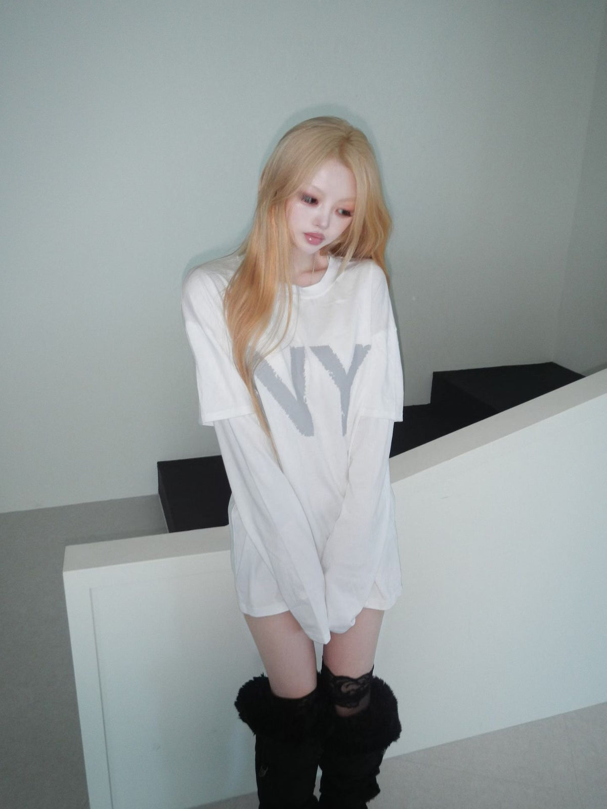 NY Printed Oversized T-Shirt