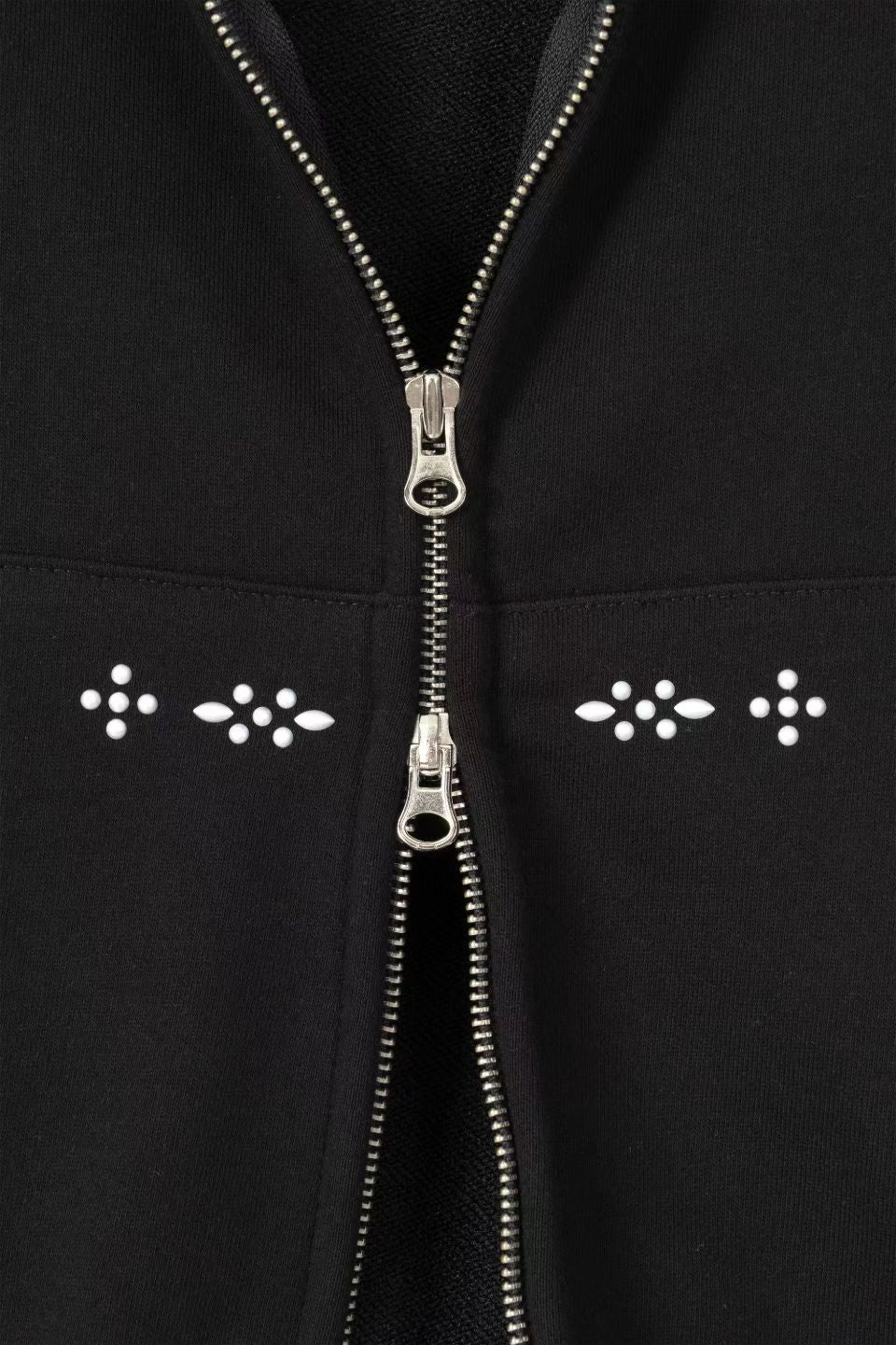 Stud Zip Hoodie