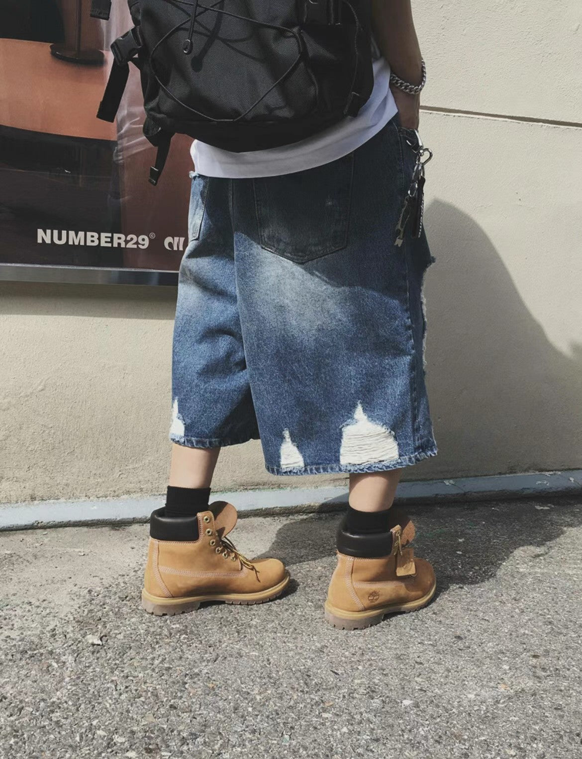 Ripped Baggy Bermudas