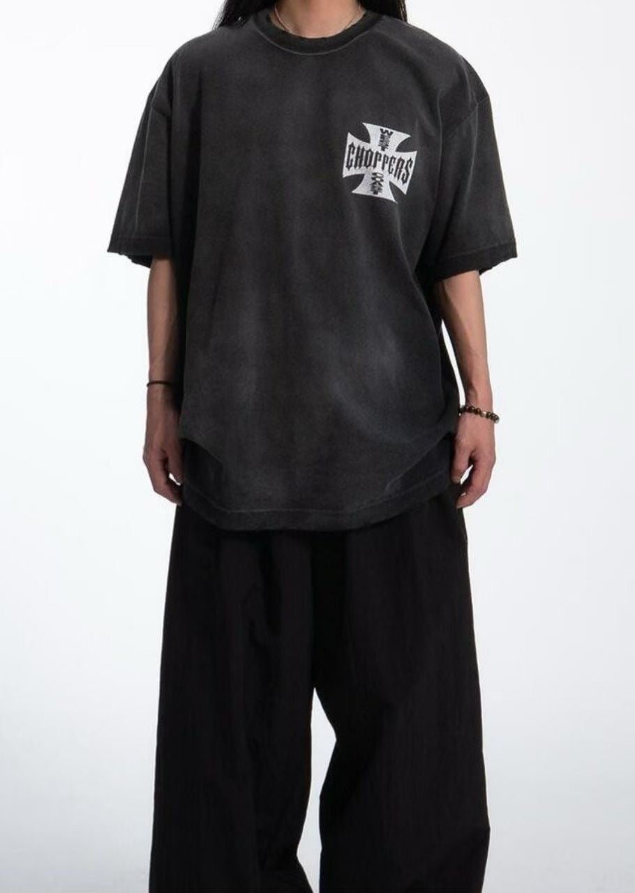 WCC Distressed Iron Cross T-Shirt