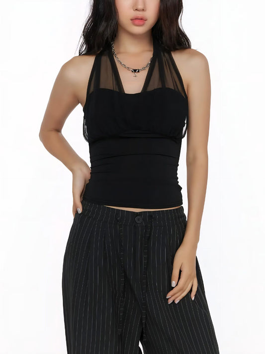 Draped Halter Top