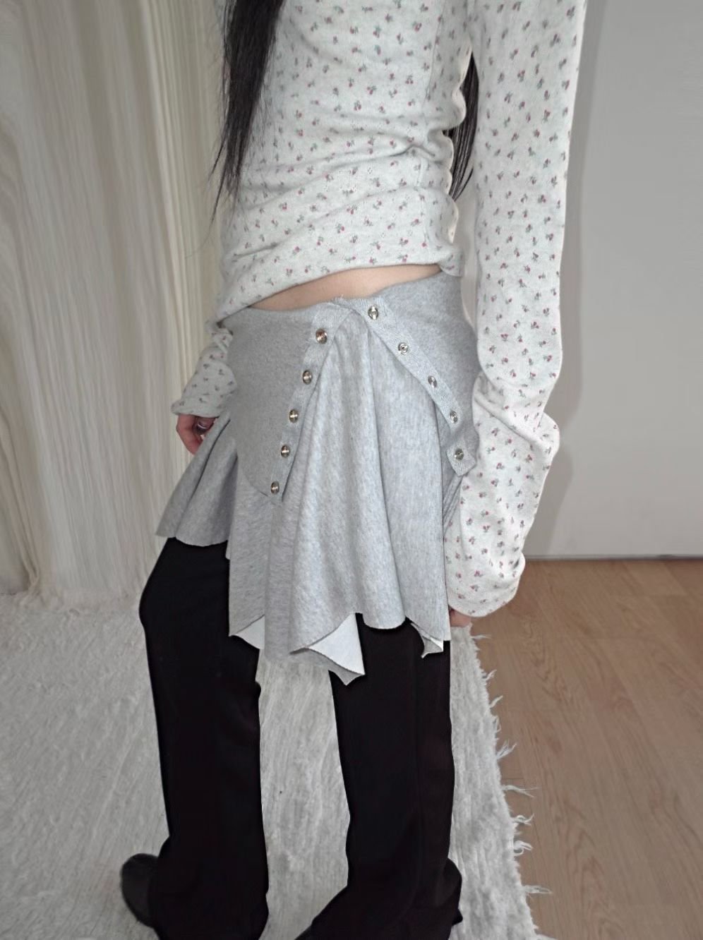 Convertible Asymmetric Skirt