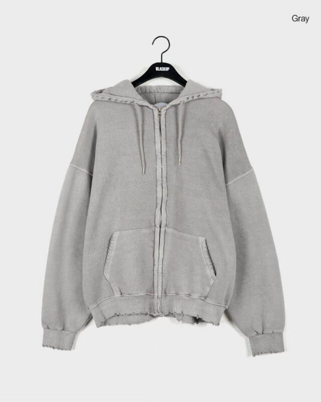 Vintage Washed Hoodie Jacket