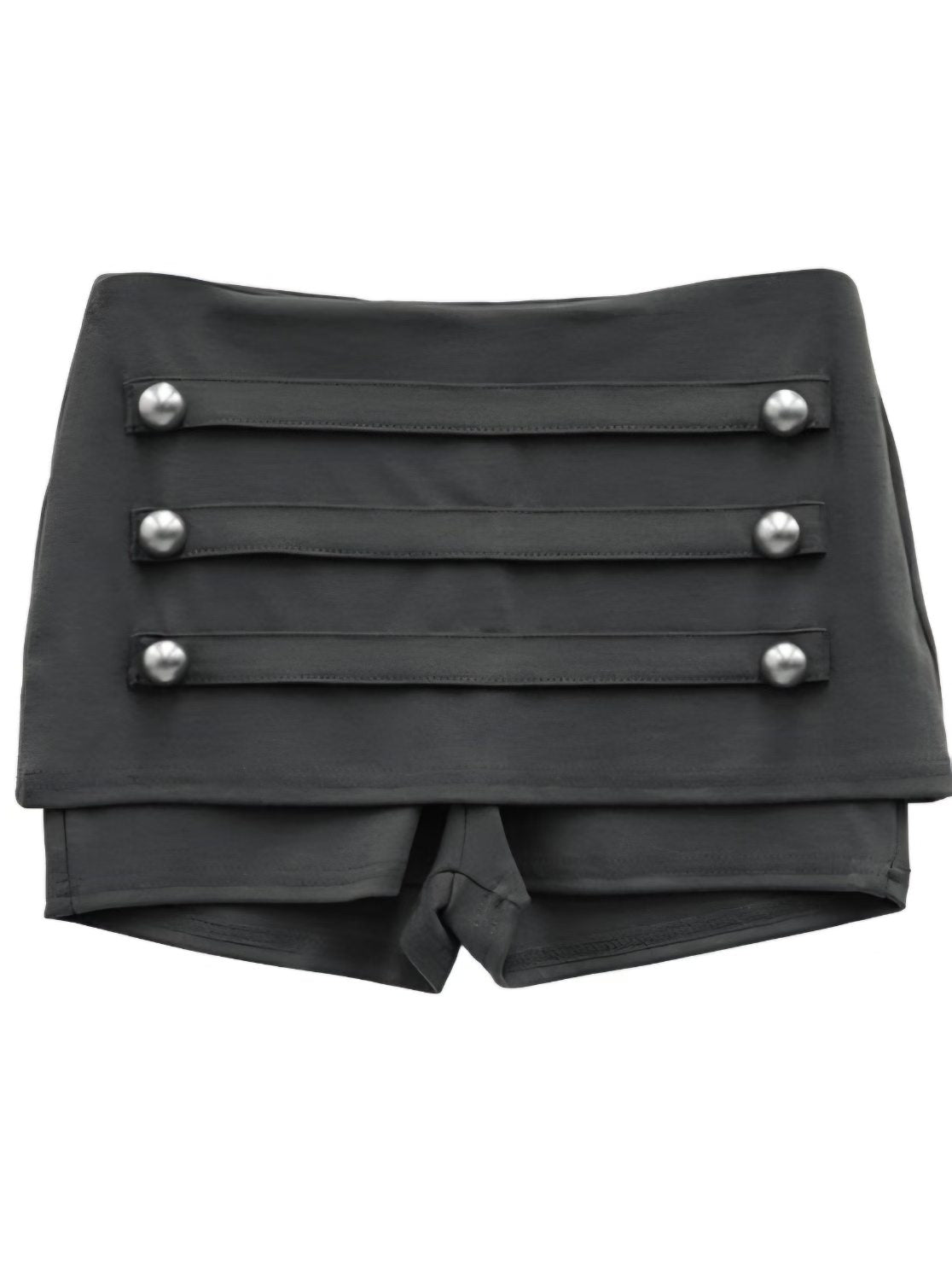 Triple Button Mini Skort