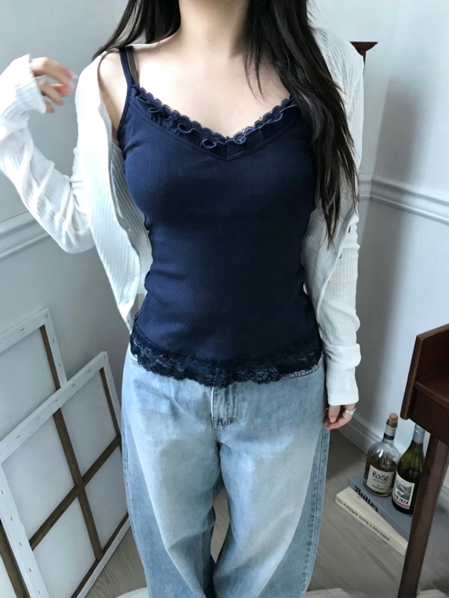 Lace-Trim Camisole