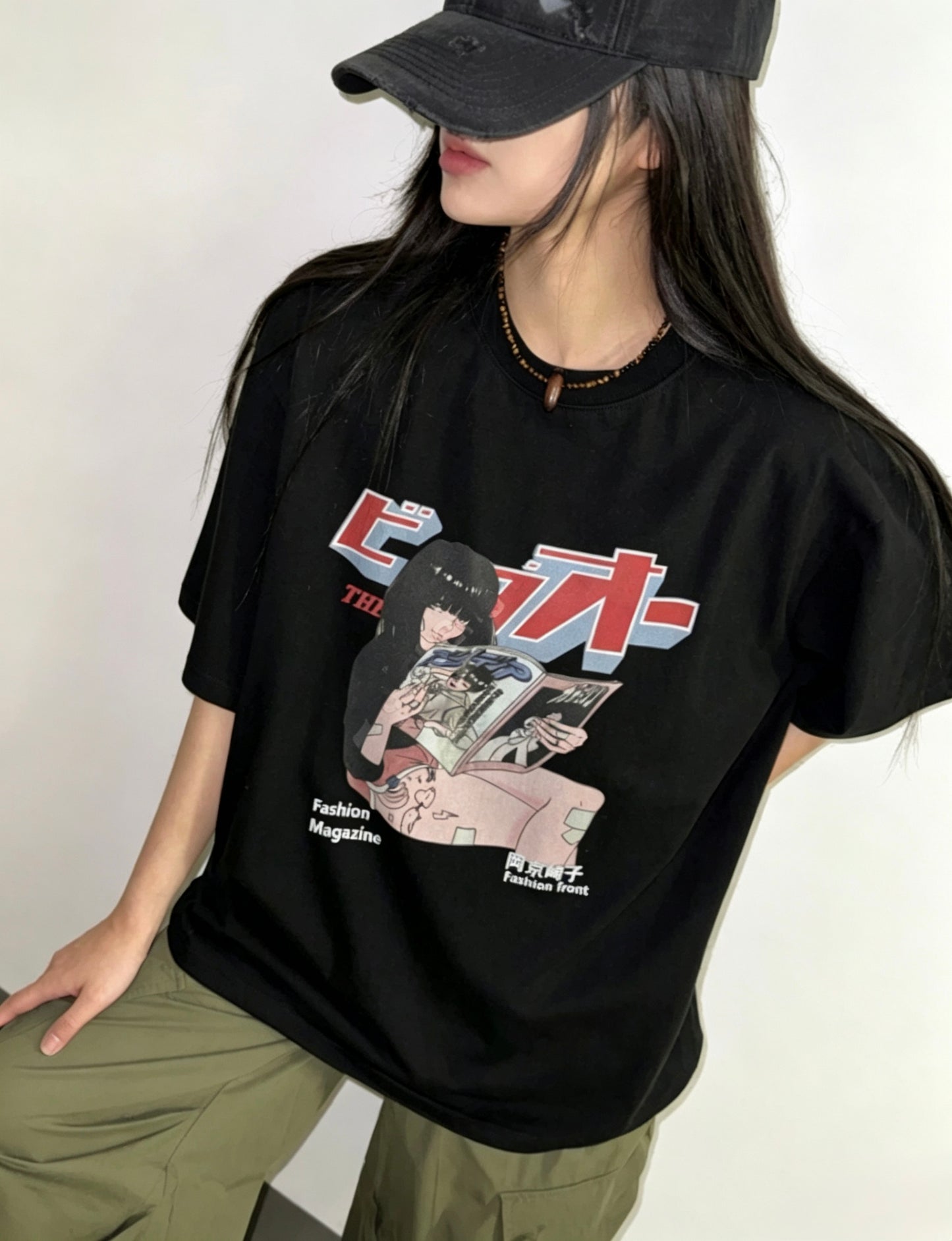 Retro Magazine Girl Tee