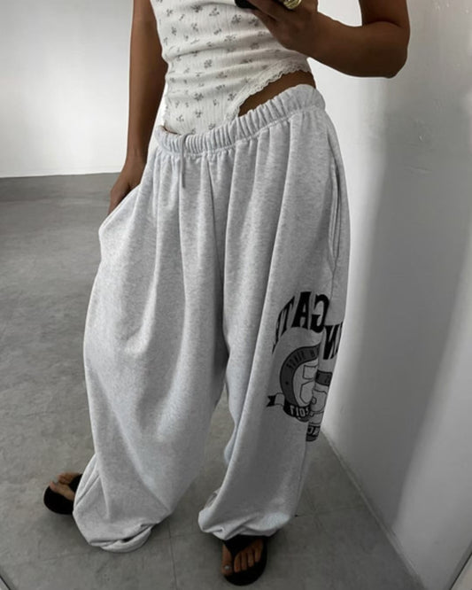 Logo Wide Sweatpants