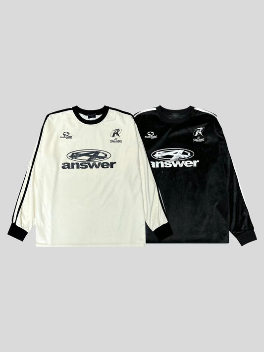 velvet sports T-shirt