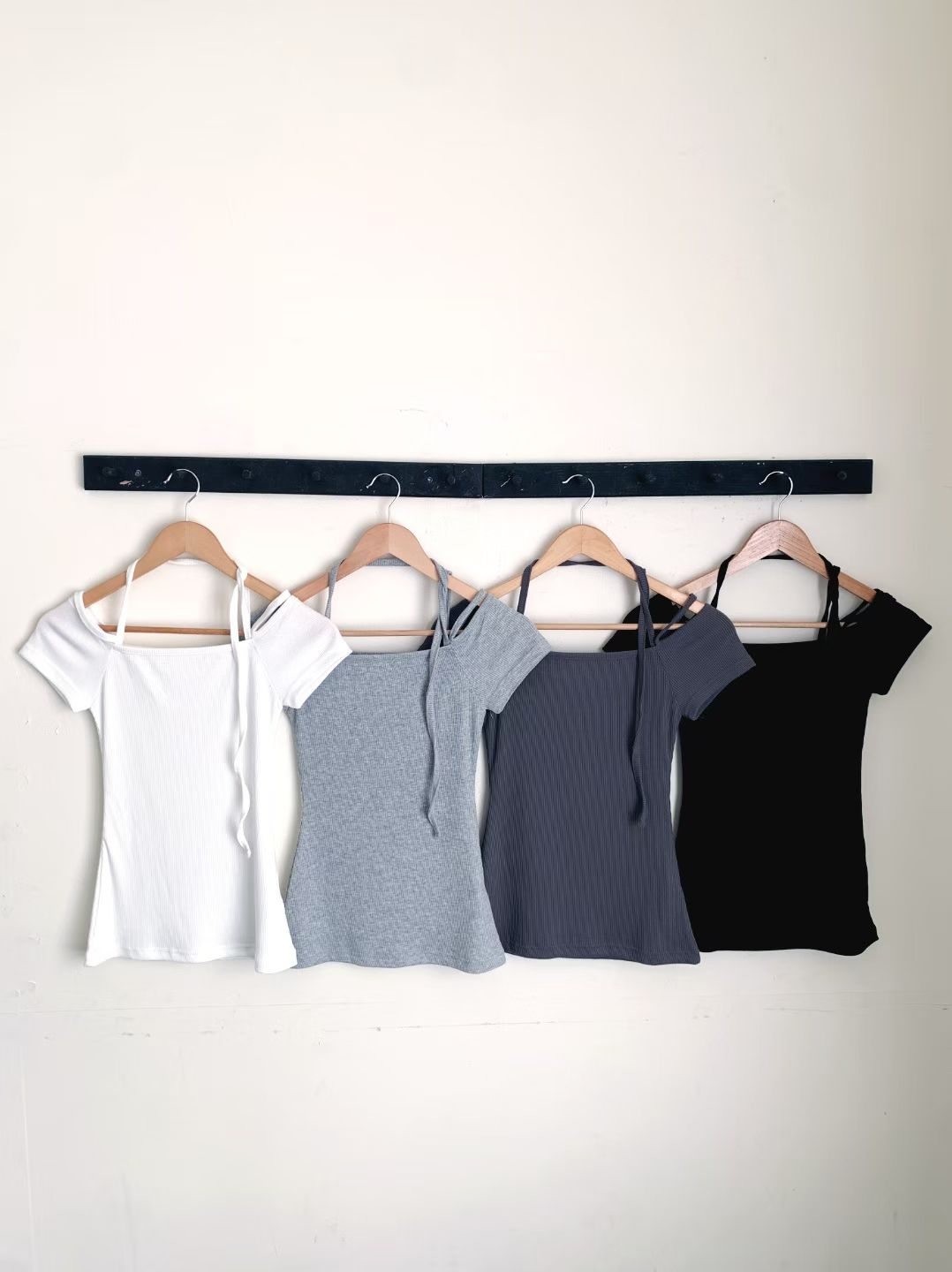 Halter tie slim fit top