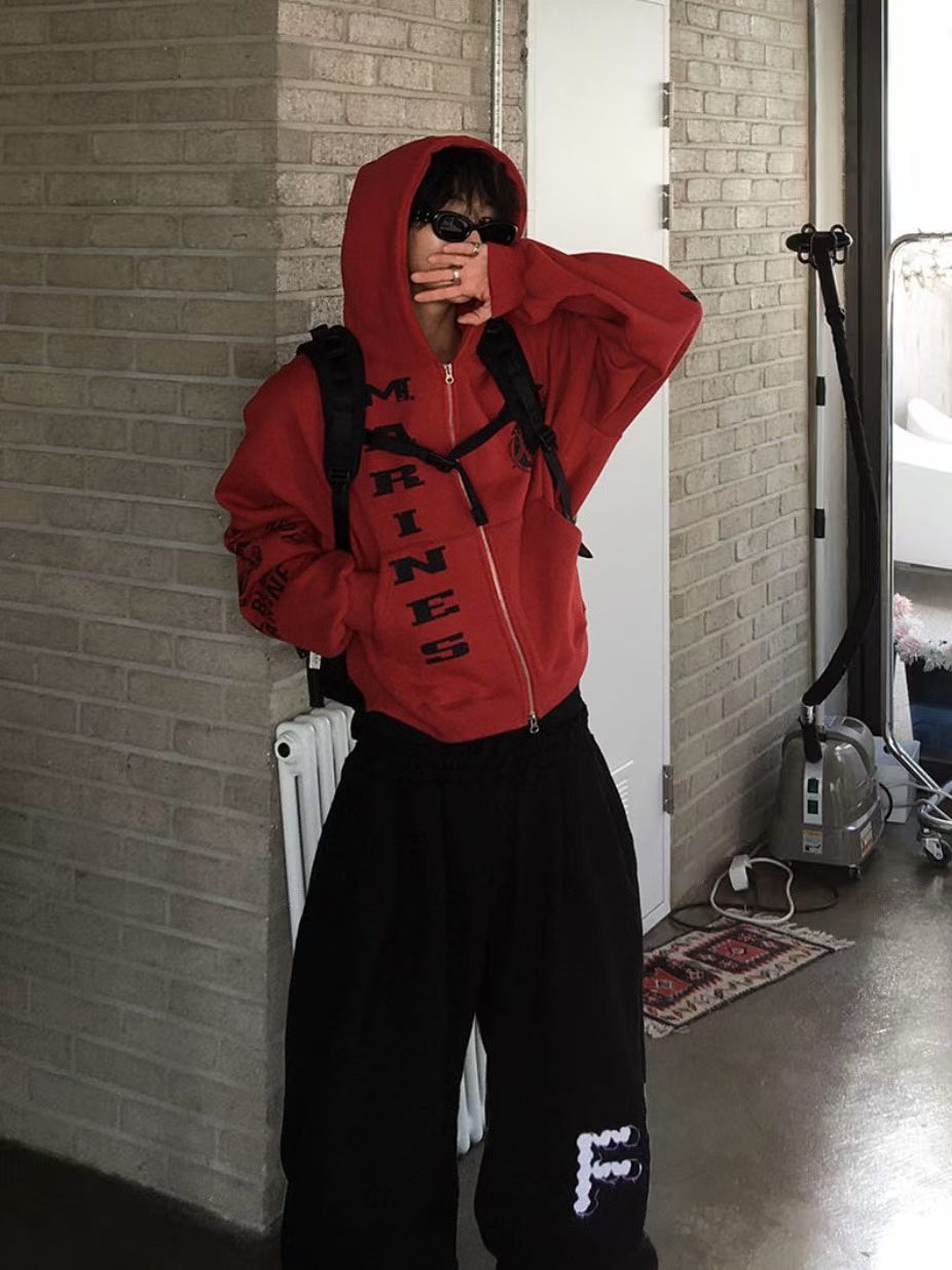 MARINES Zip Hoodie