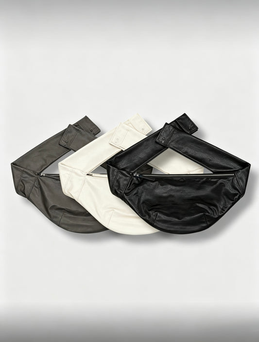 26F/W Leather Shirt Crossbody Bag