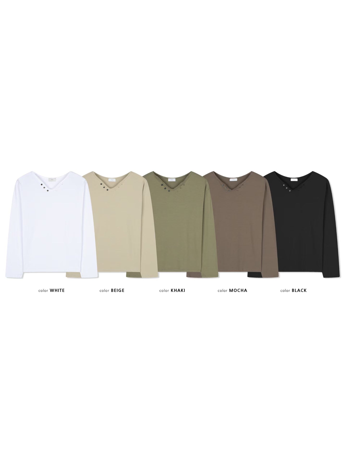 Henley Washed Long Sleeve
