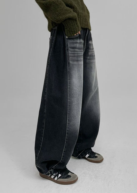 Buckle-Accented Jeans