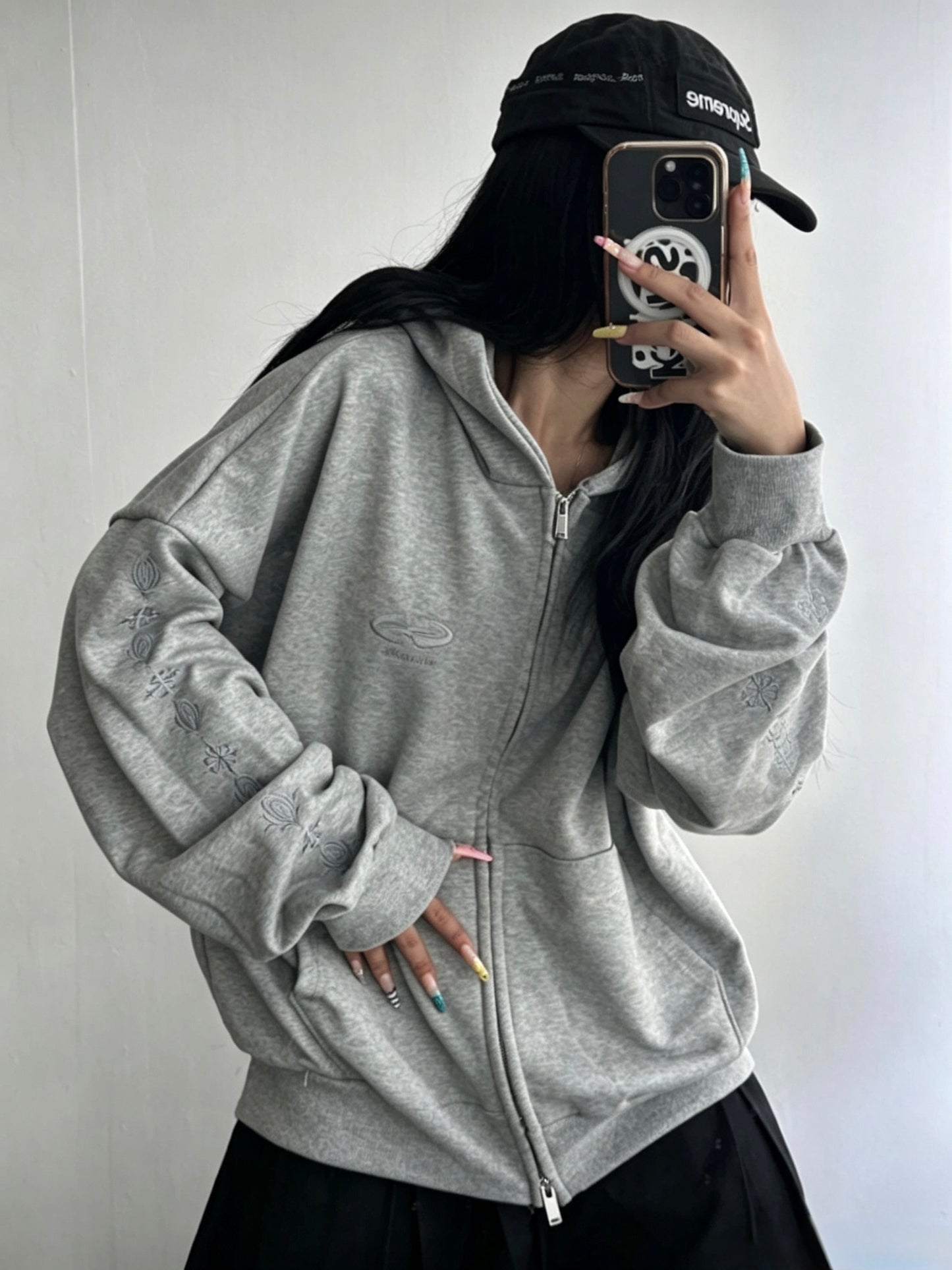 Symbol zip-up jacket 26FW