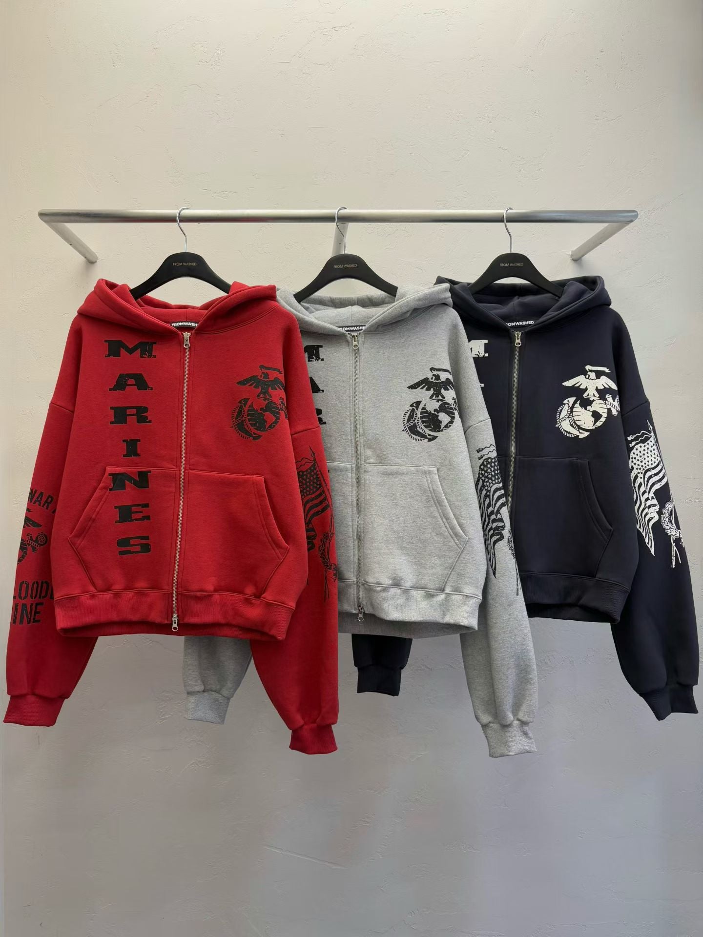 MARINES Zip Hoodie