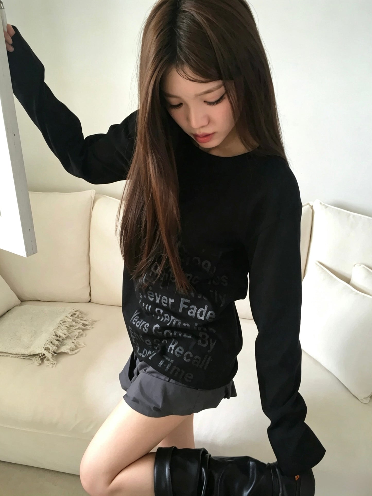 26FW Berlin Slogan Long Sleeve Tee