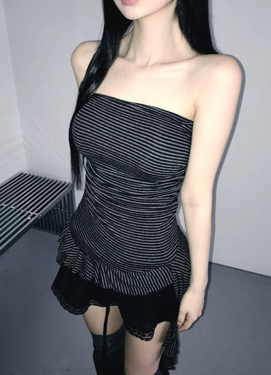 Striped Padded Tank Top