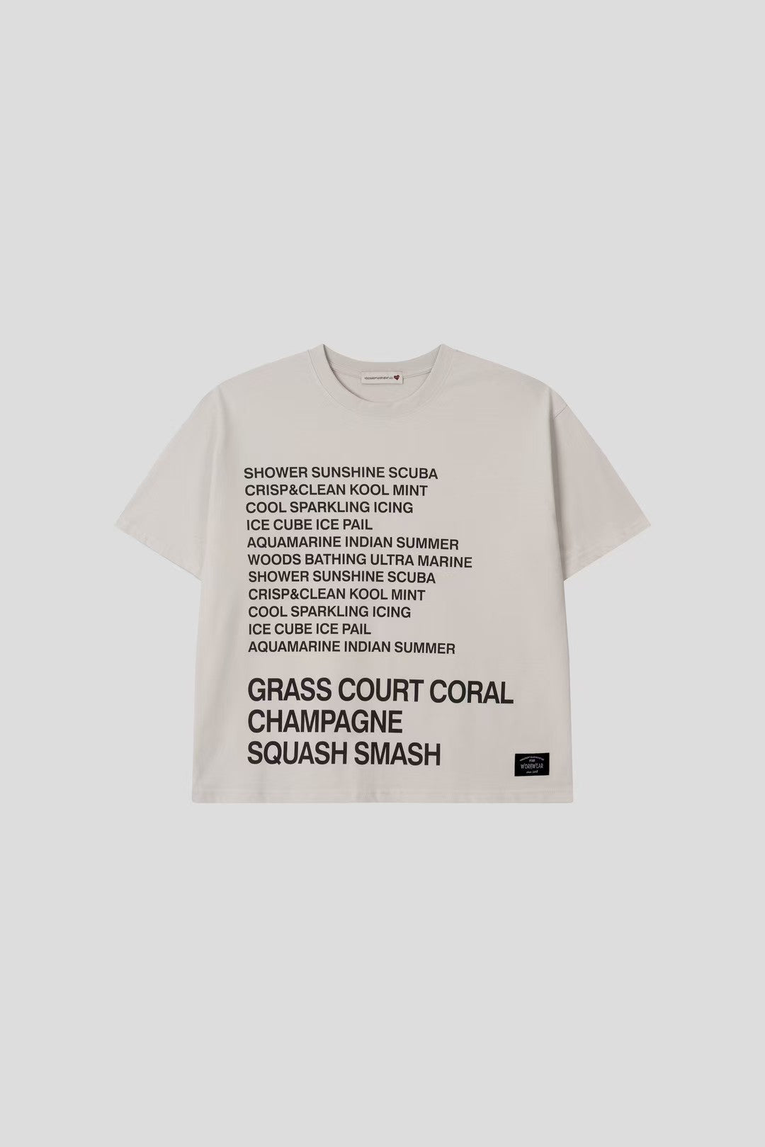Text Print Cropped T-Shirt