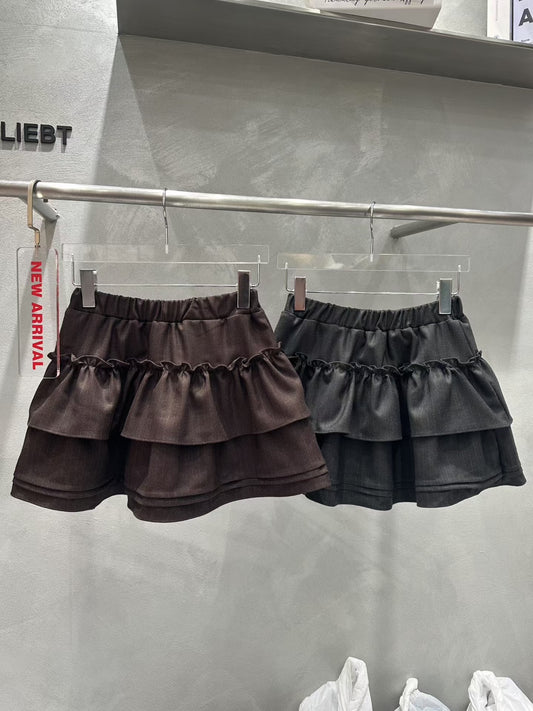 Ruffled Tiered Skirt