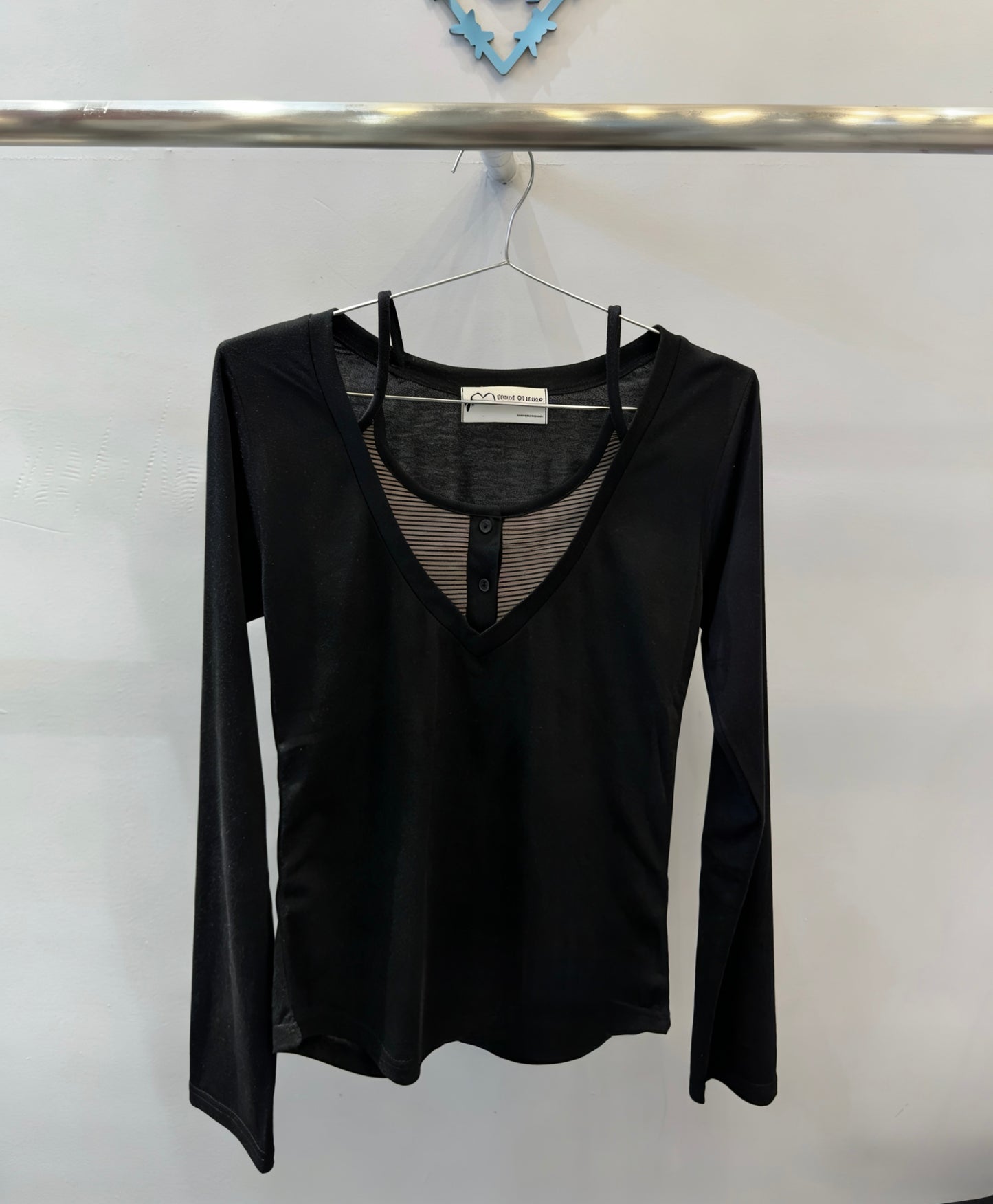 Layered V-Neck Top