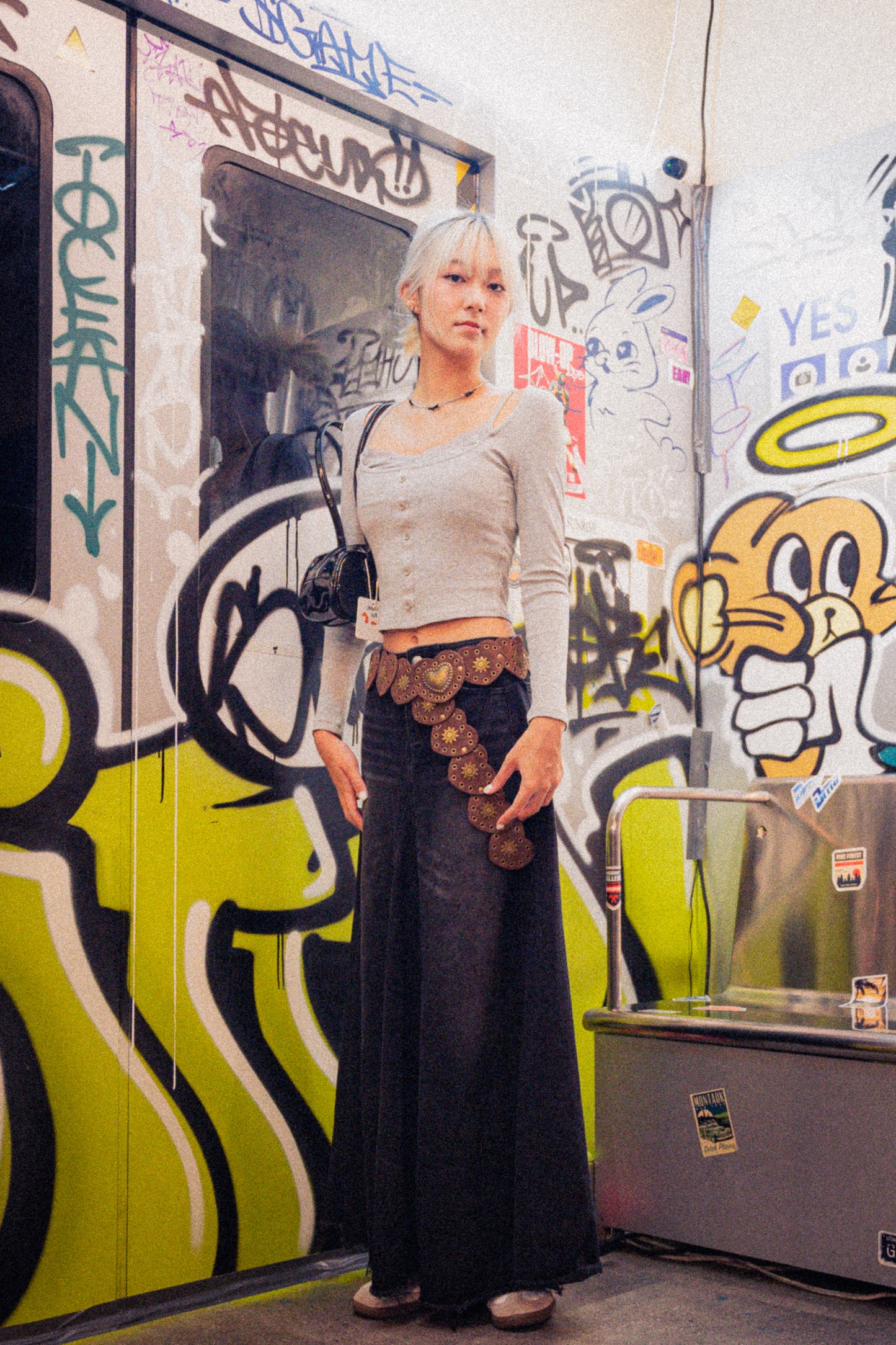 Vintage heart belt