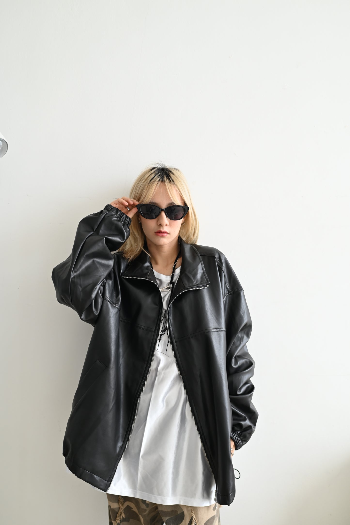 unisex leather jacket