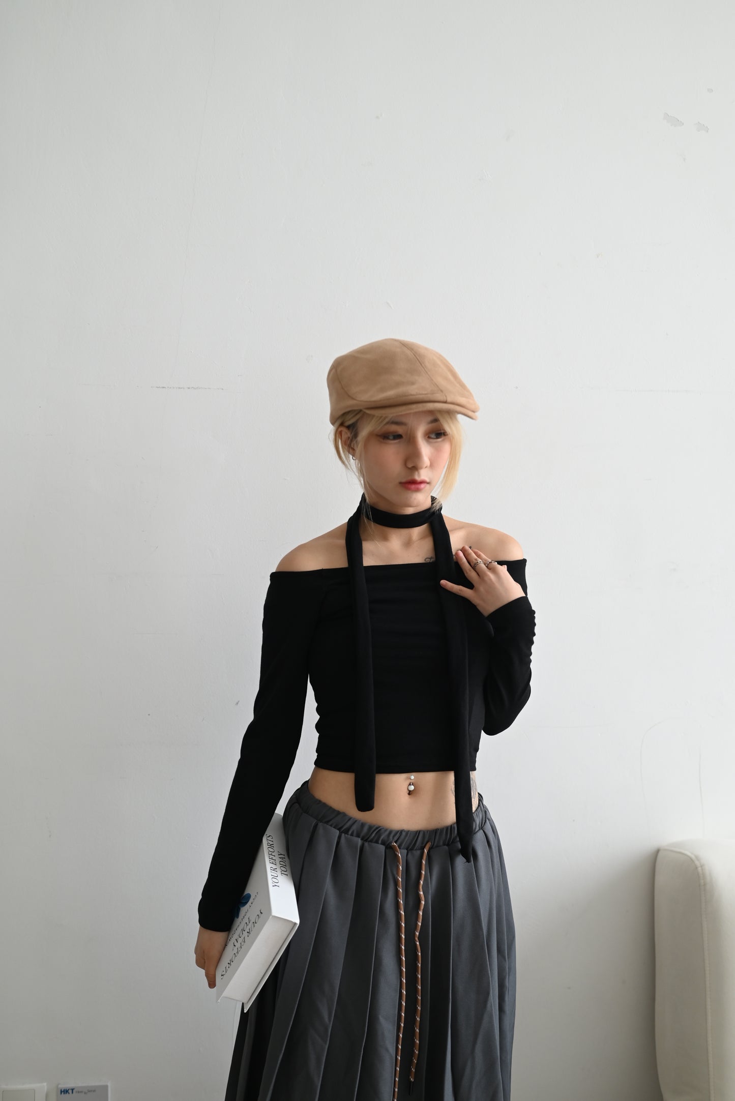 Suede Vintage Hat