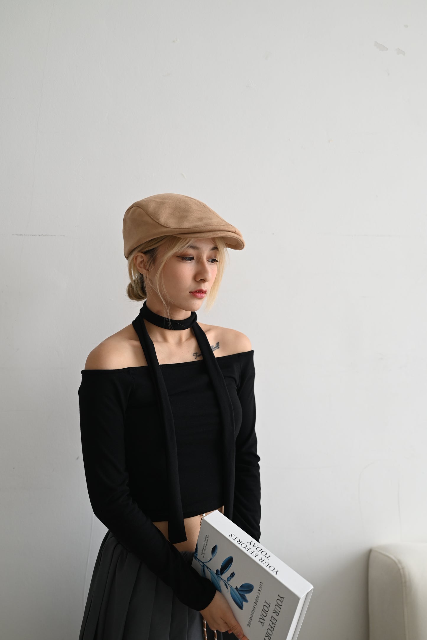 Suede Vintage Hat