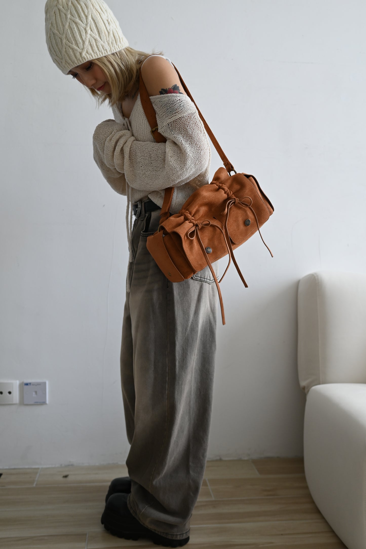 蝴蝶結方形Bag