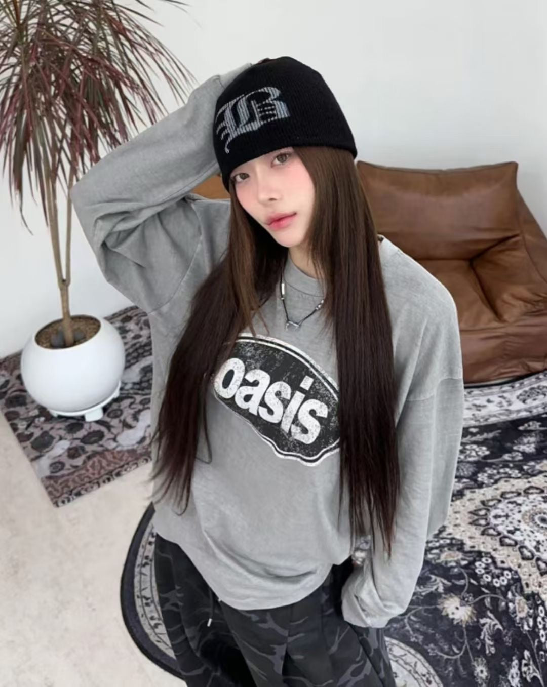 Oasis Graphic Long Sleeve  T-Shirt