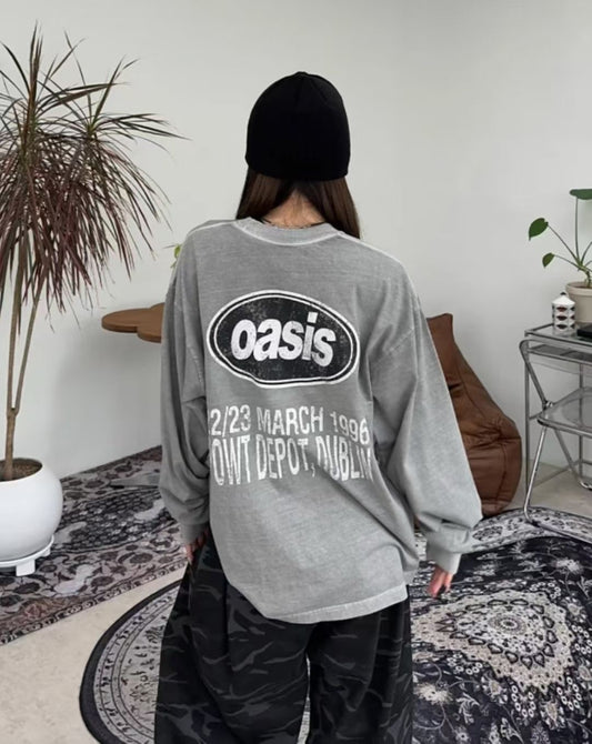 Oasis Graphic Long Sleeve  T-Shirt
