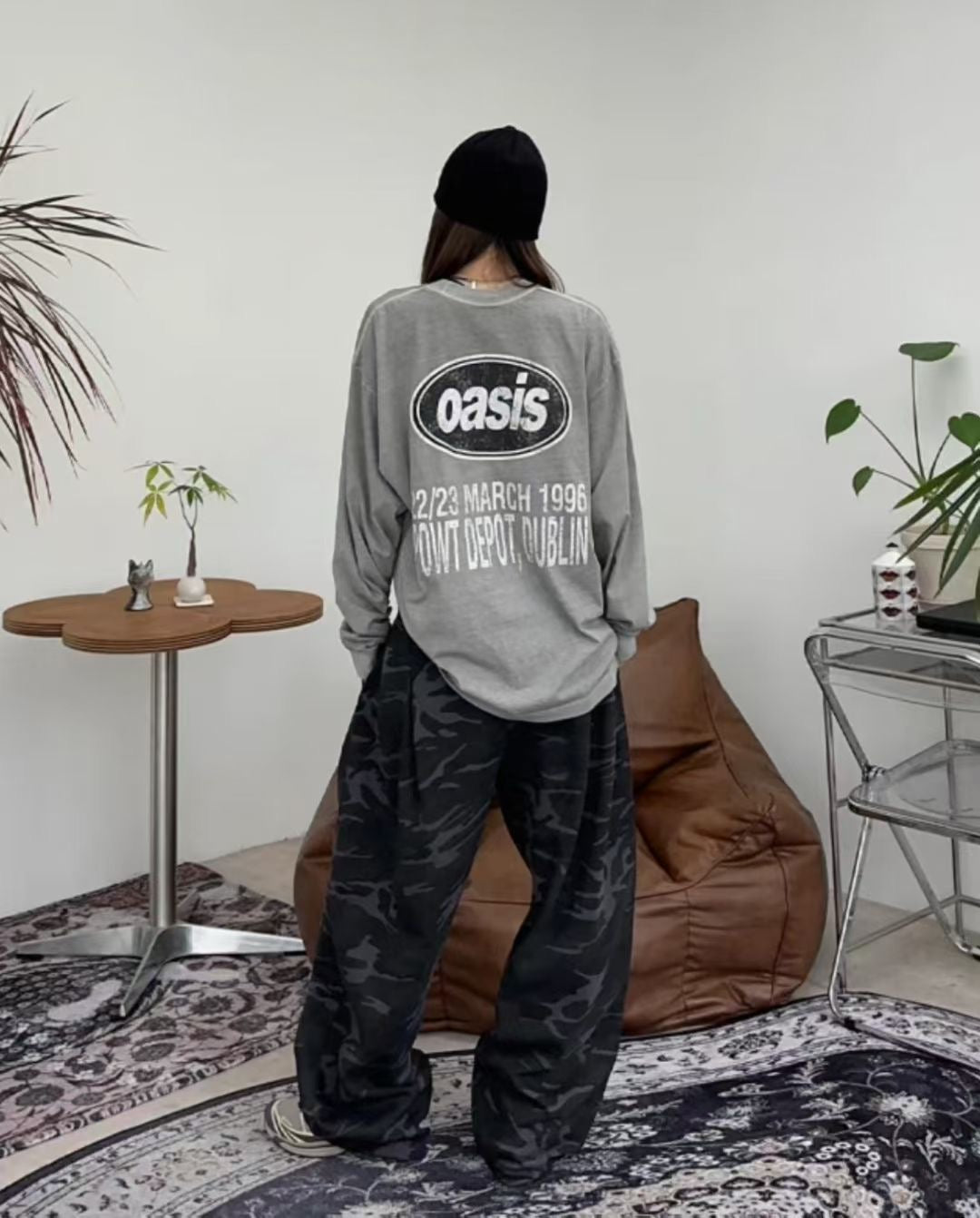Oasis Graphic Long Sleeve  T-Shirt