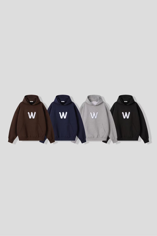 Circle Embroidered Heavy Hoodie
