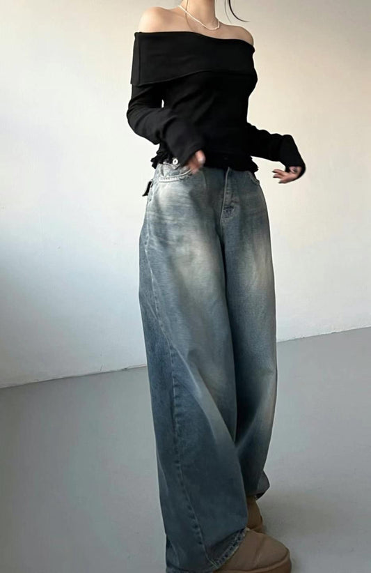 Loop pocket jeans