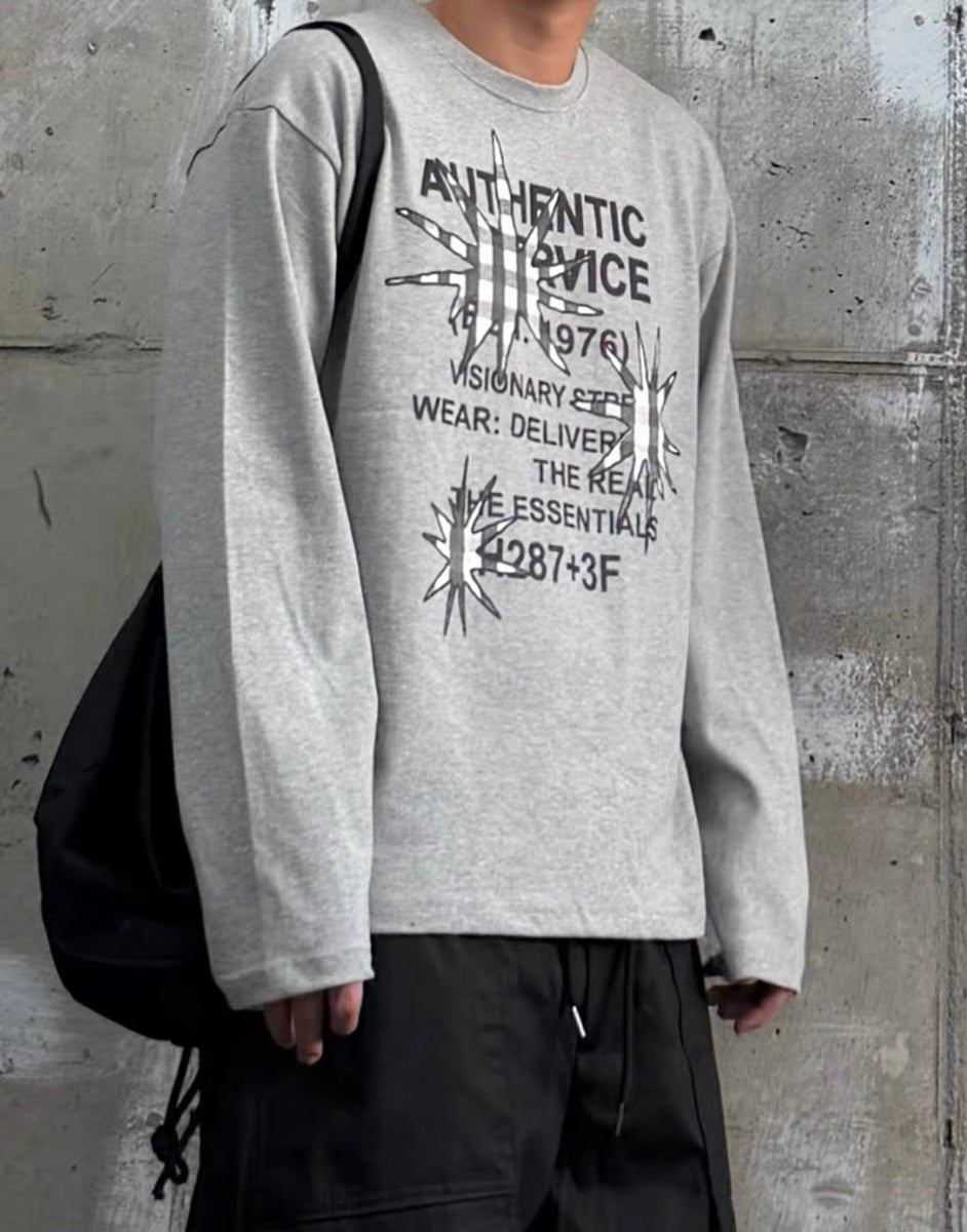 Vintage Crack Oversized LS Tee