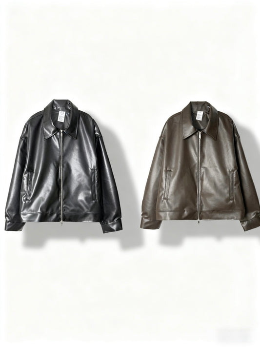 Essential Short Leather Jacket