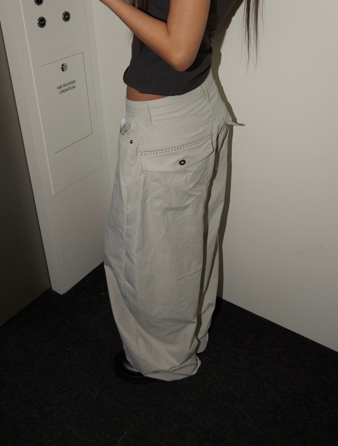 Rivet Cargo Scimitar Pants