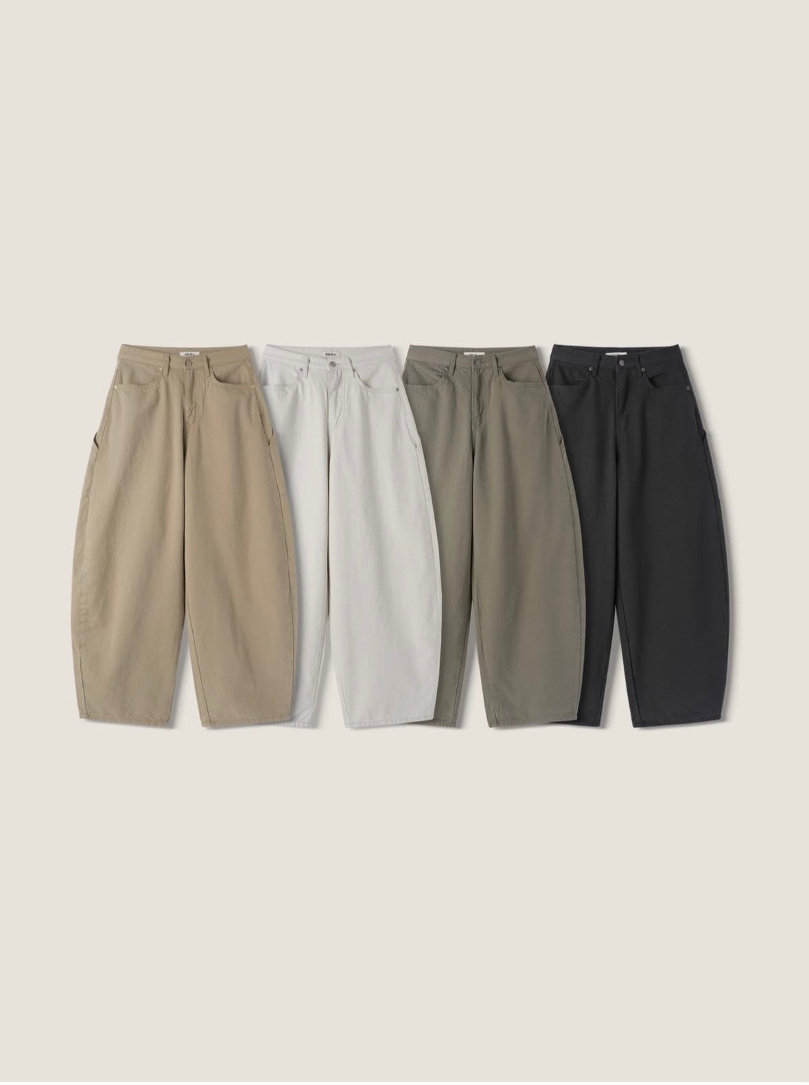 Diagonal Button Scimitar Pants
