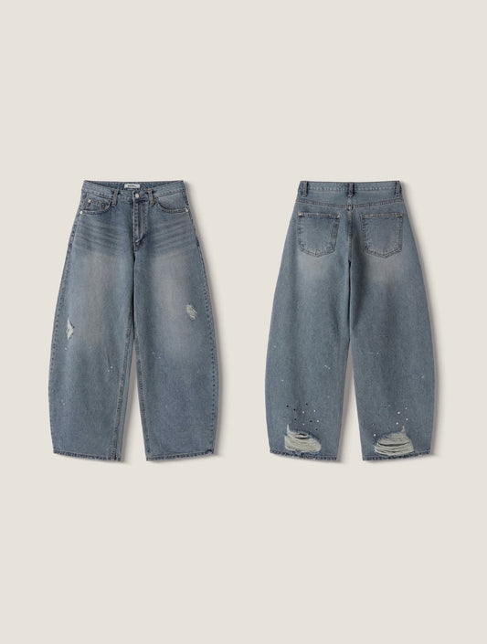Crackle Scimitar Jeans