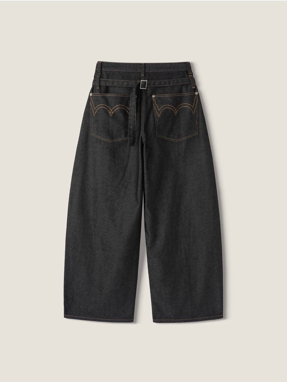 Classic Buckle Baggy Jeans