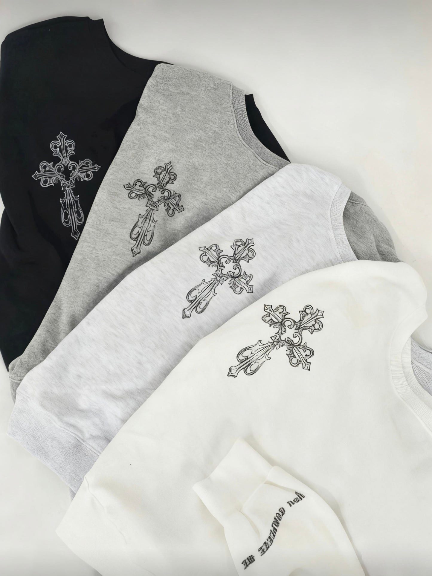 Retro Print Off-Shoulder Sweatshirt