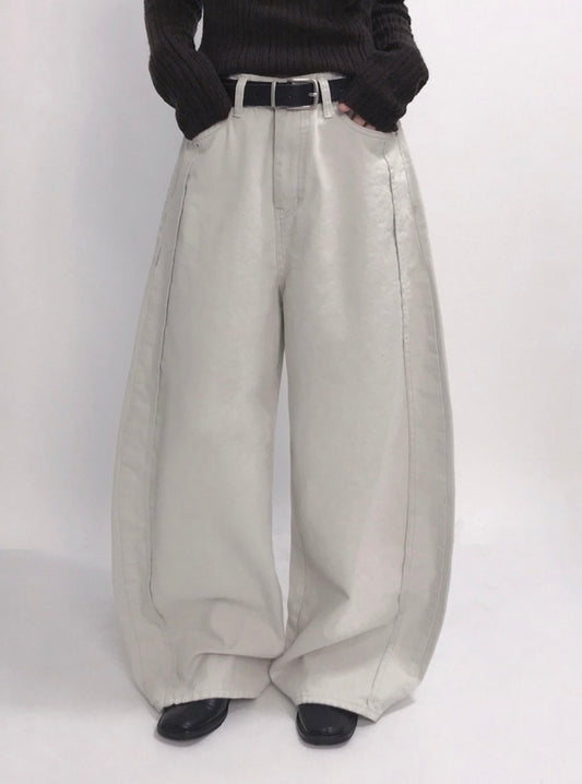 Side-Cutout Scimitar Pants