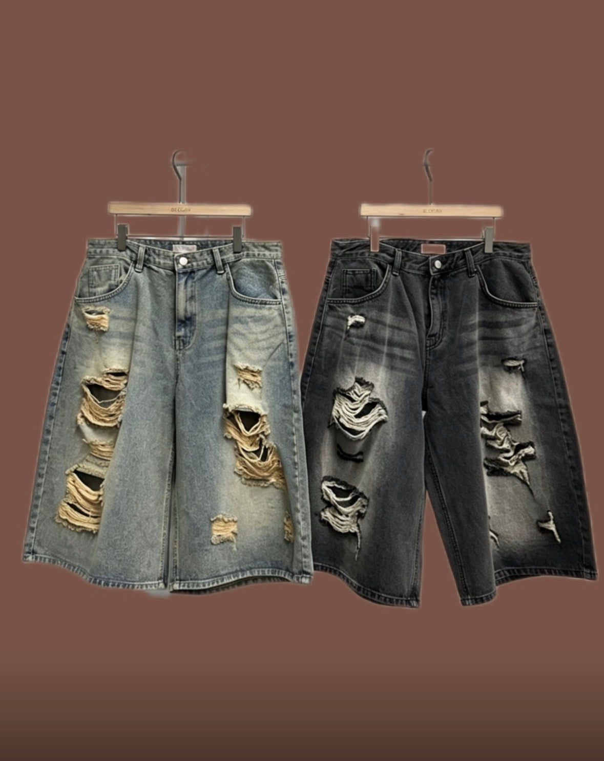 Ripped Baggy Bermudas