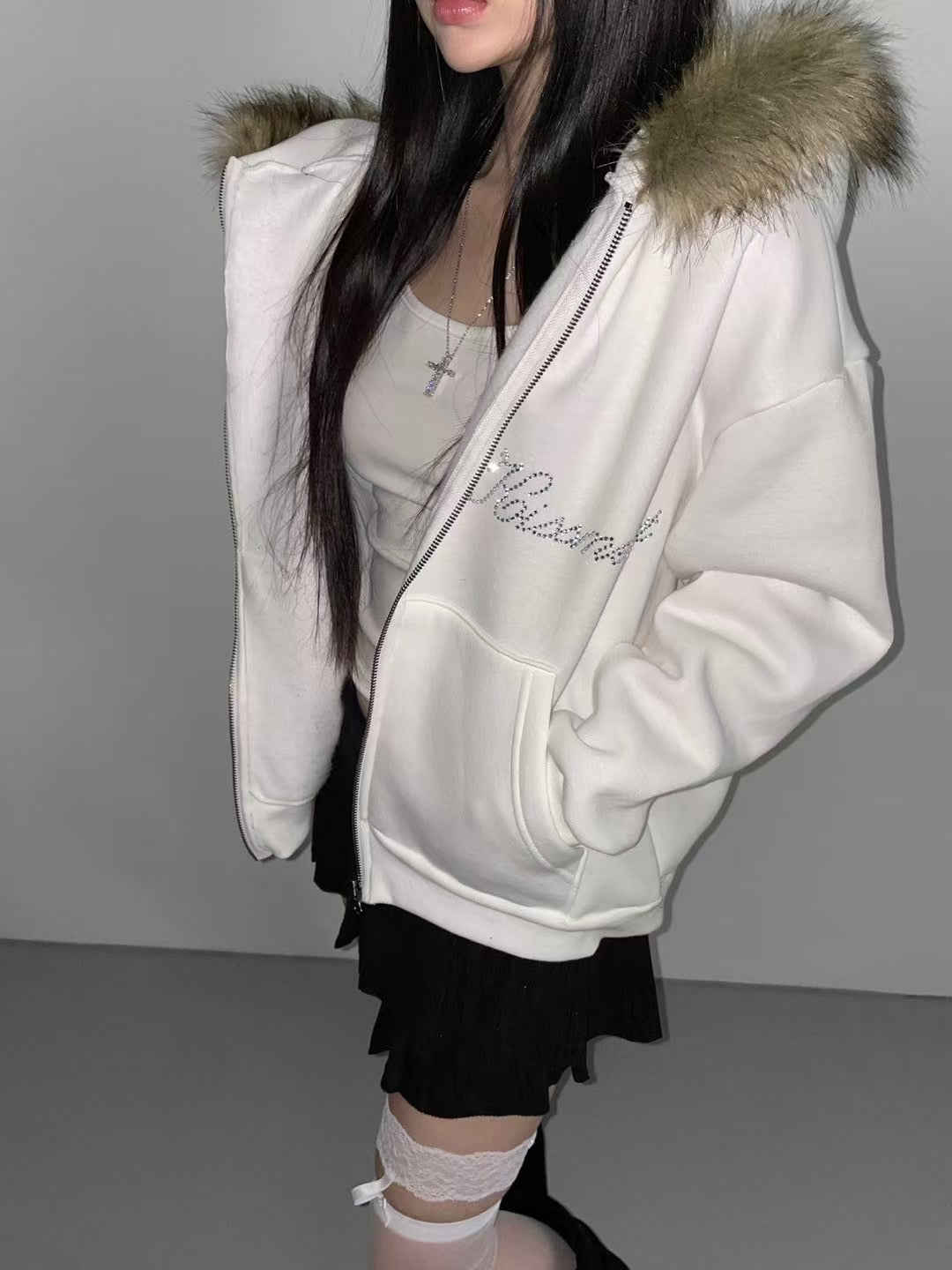 毛毛帽JACKET