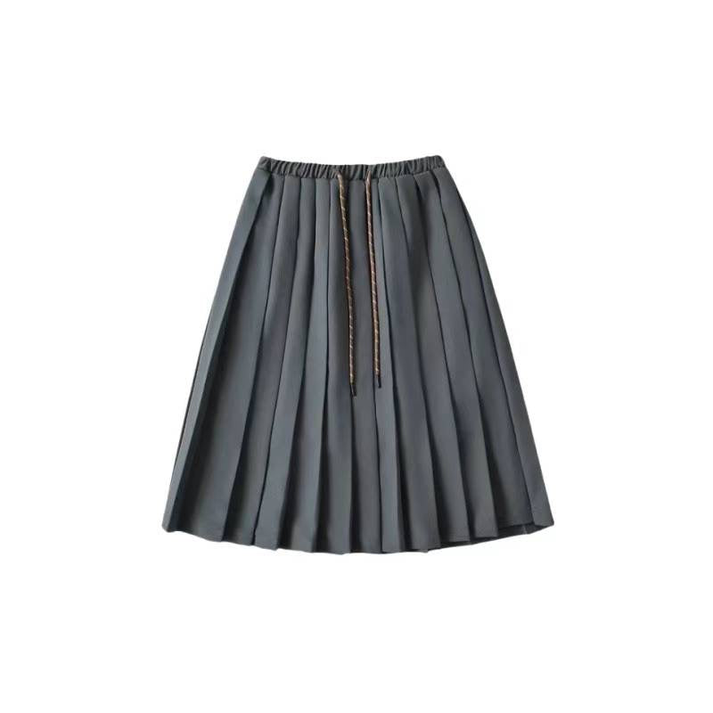 Suit pleated skirt